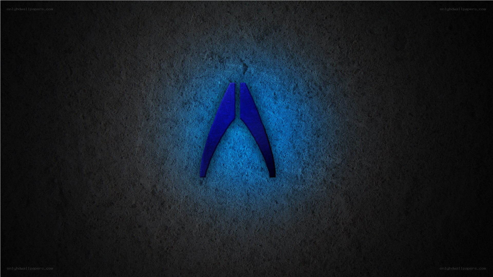Motorola logo on textured wall