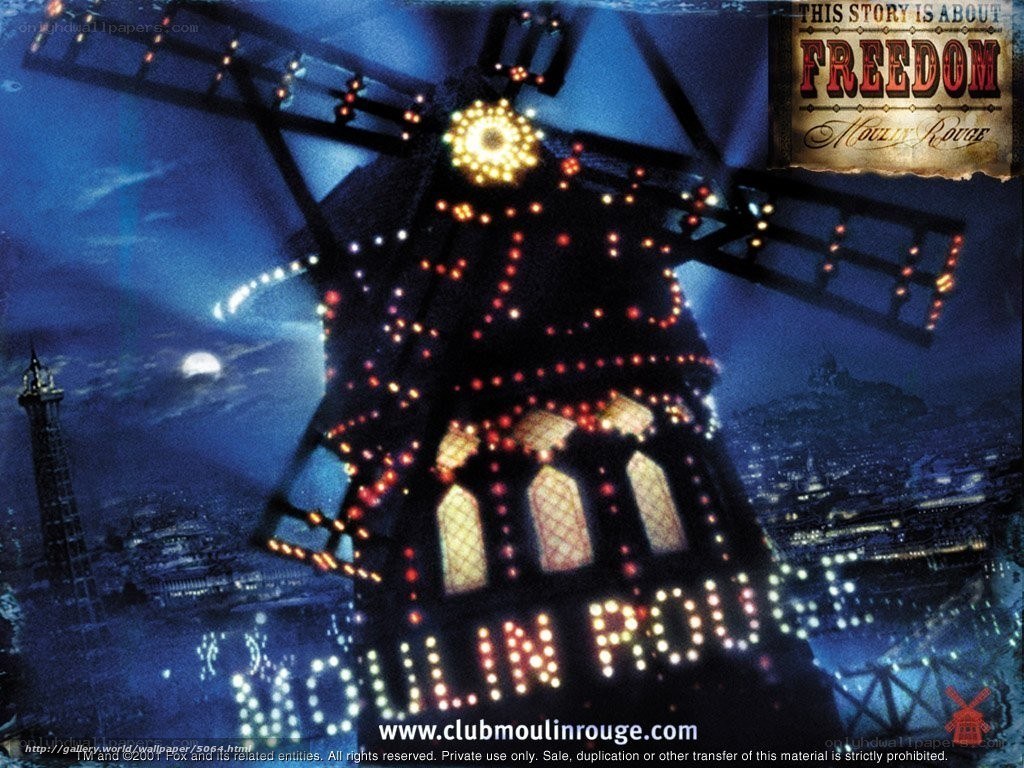 Moulin Rouge at night