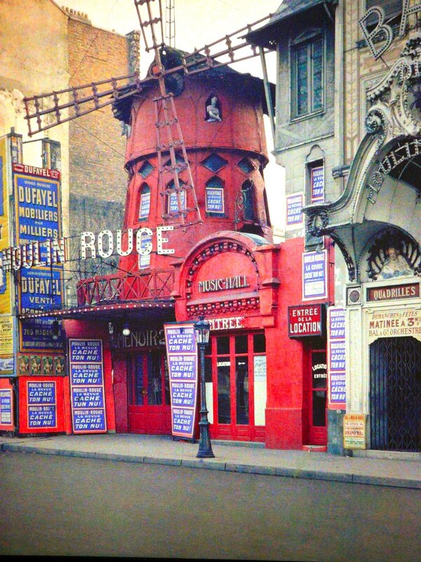 Moulin Rouge Building — Red, Vibrant