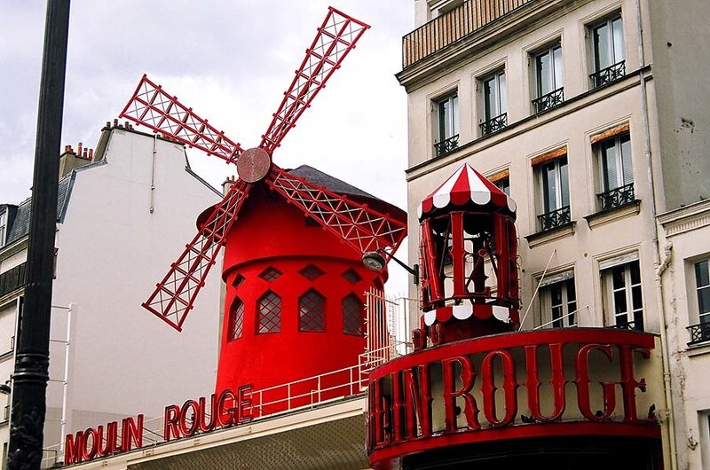 Moulin Rouge windmill