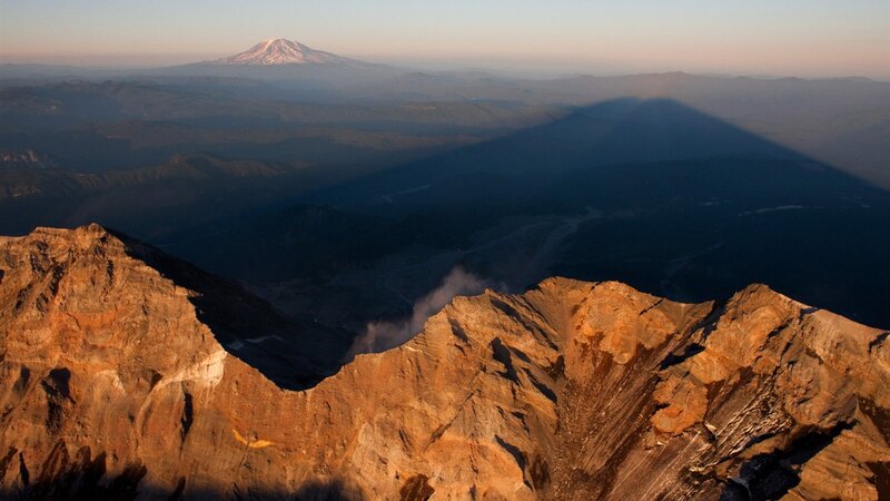 Mount Adams and Mount Rainier view