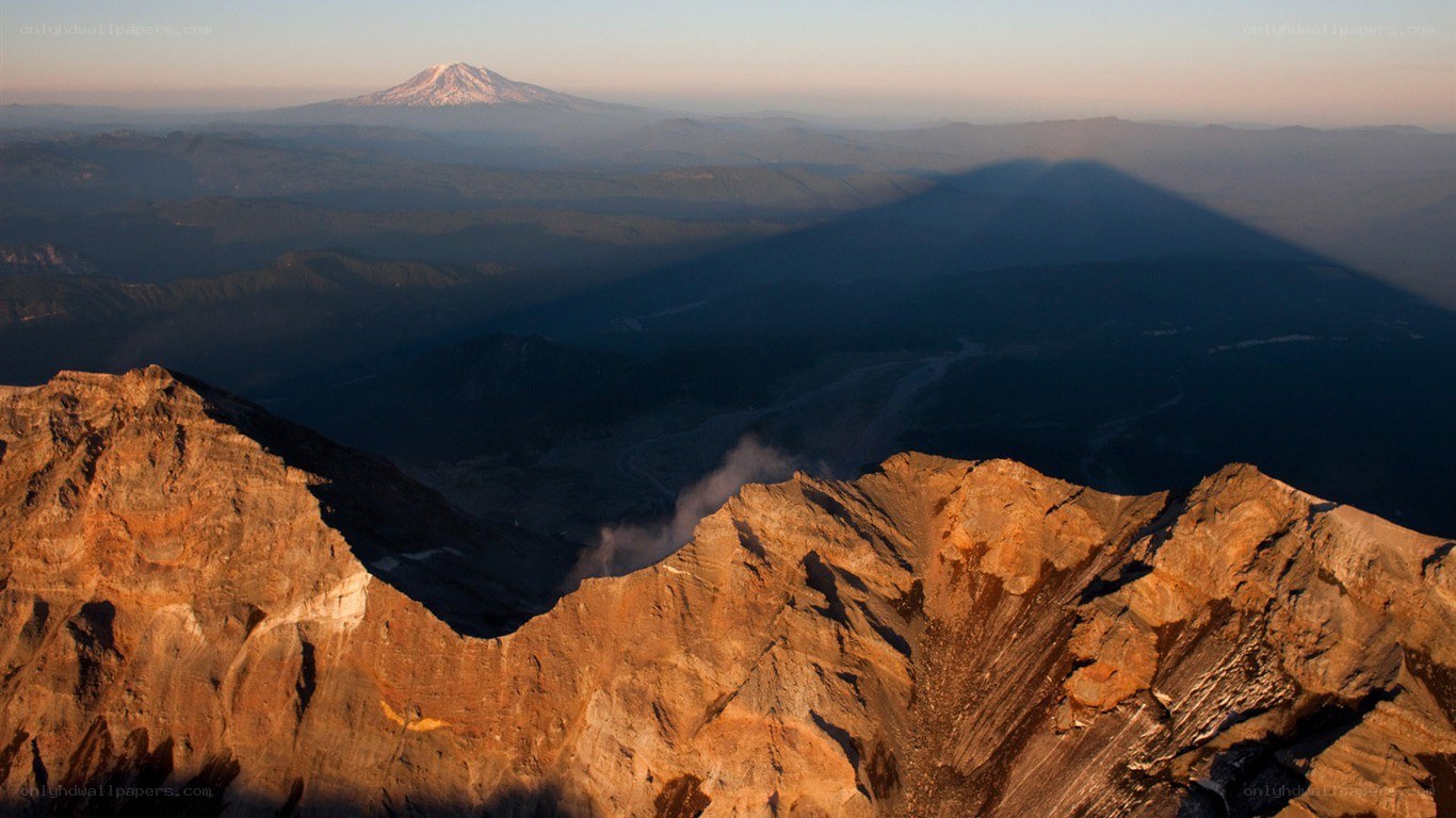 Mount Adams and Mount Rainier view