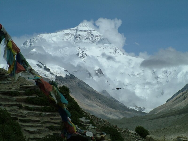Mount Everest Peak — Blue