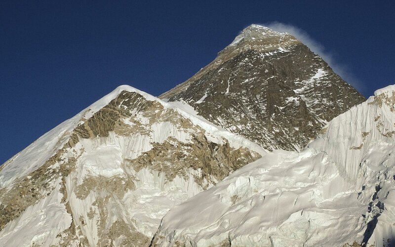 Mount Everest peak view