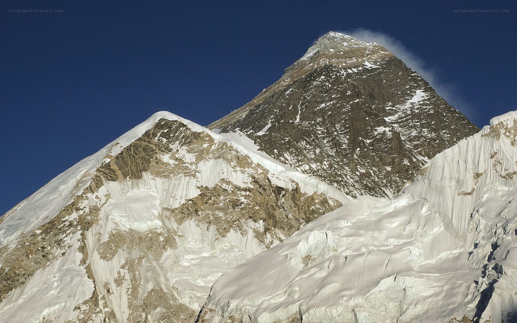 Mount Everest peak view