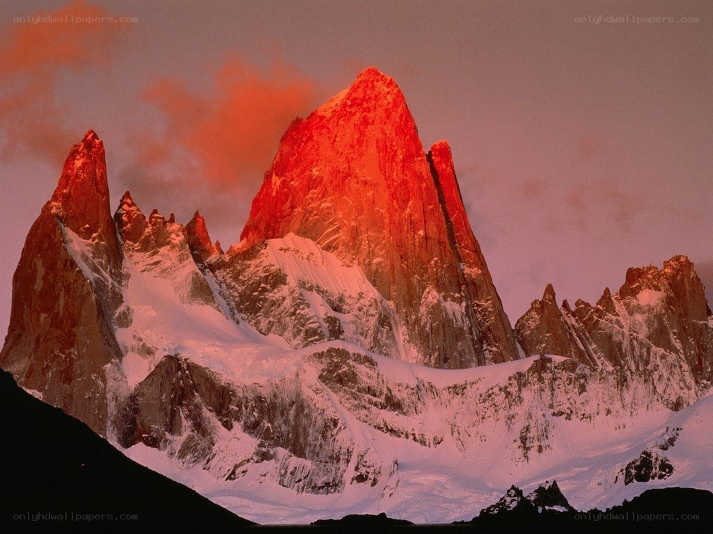Mount Fitz Roy at sunrise