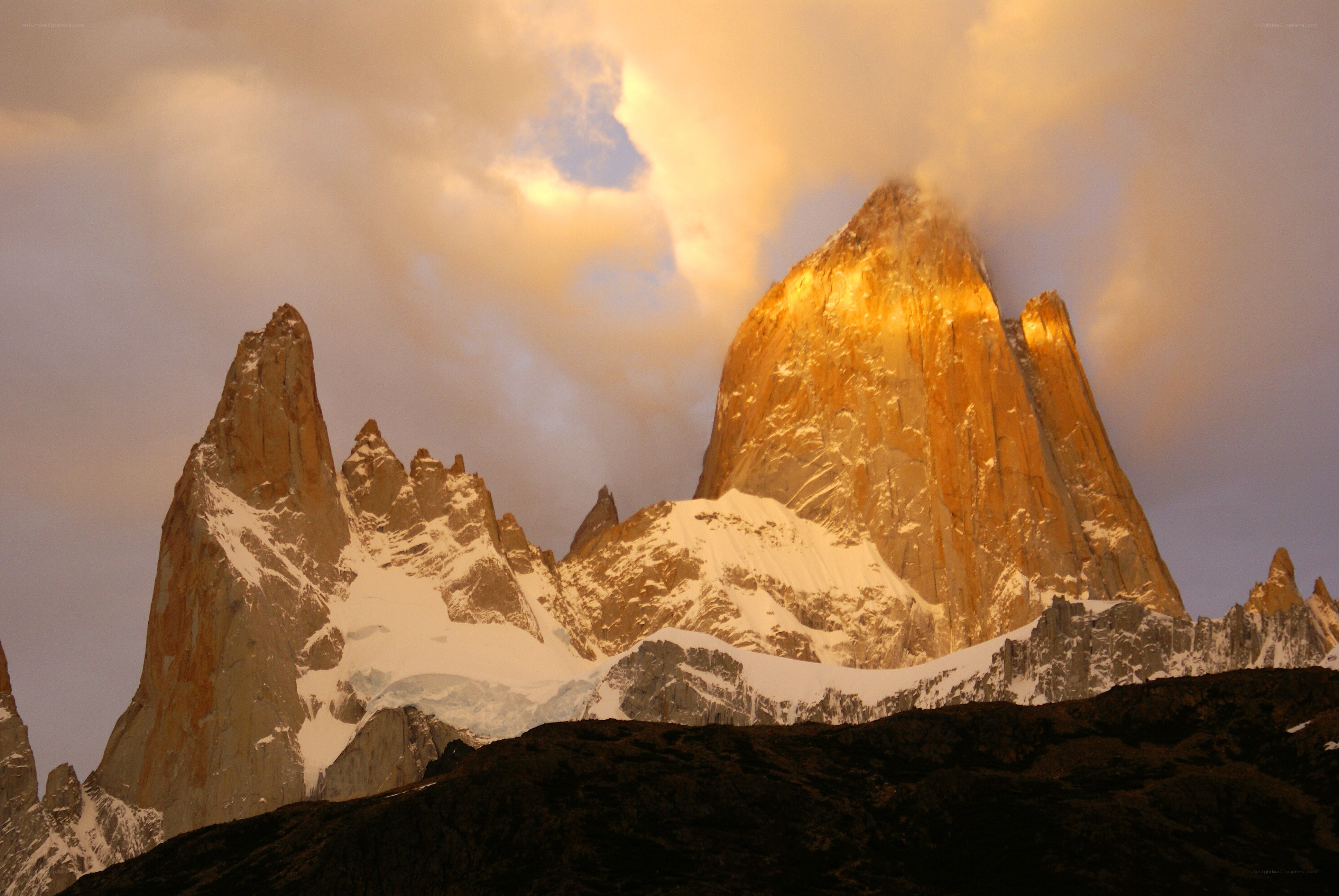 Mount Fitz Roy at sunrise