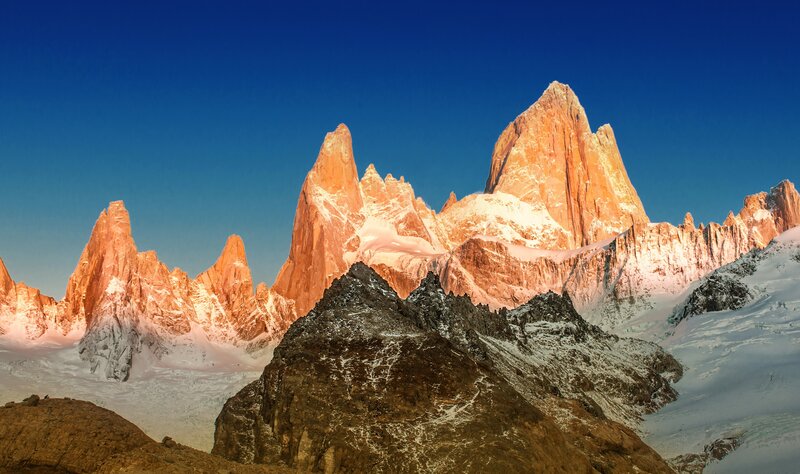 Mount Fitz Roy at sunrise