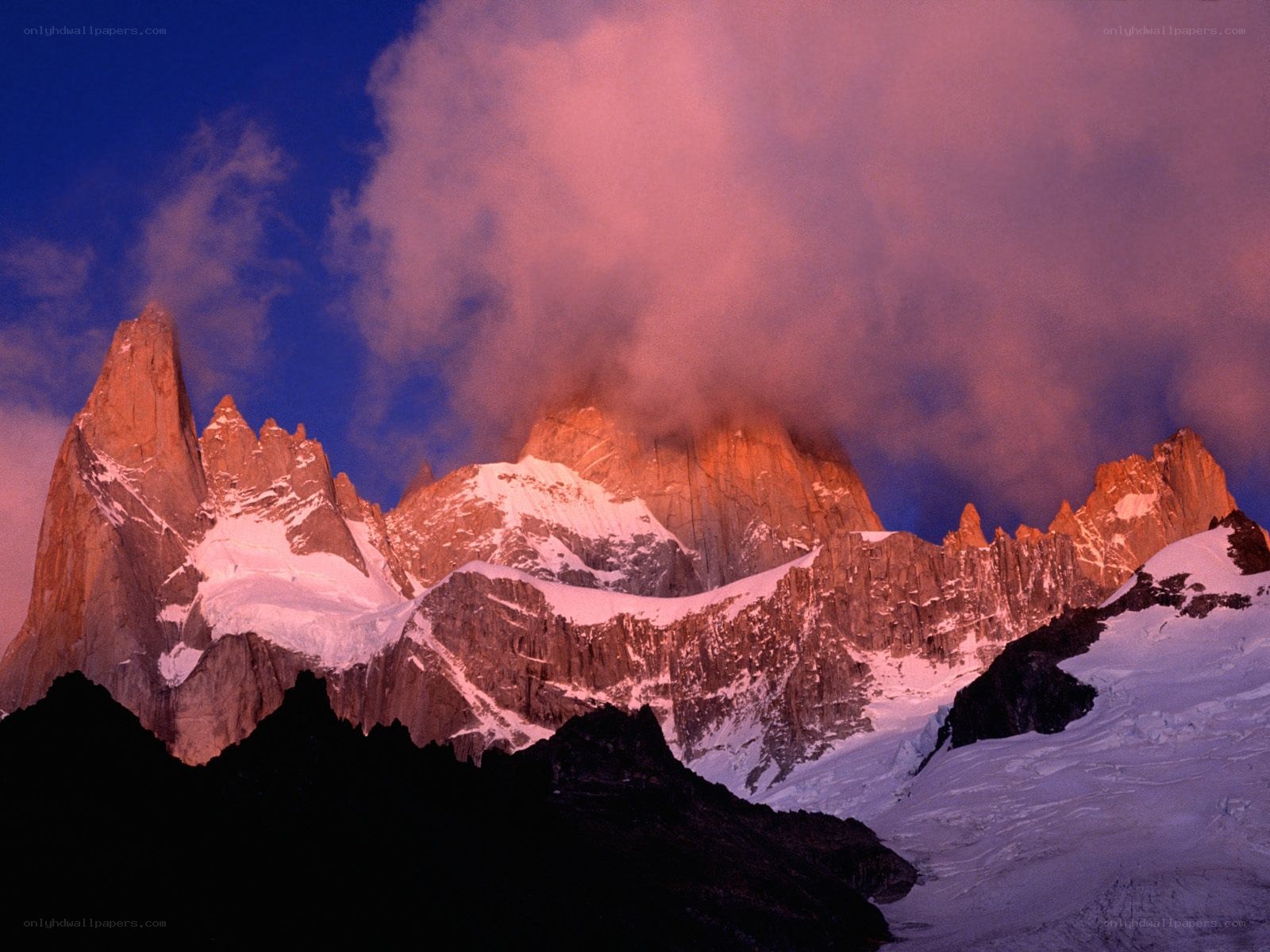 Mount Fitz Roy at sunrise