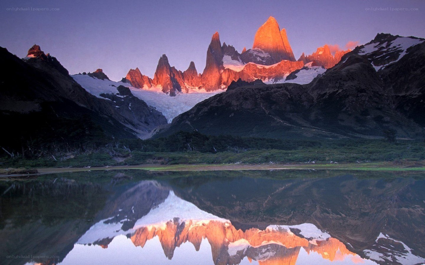 Mount Fitz Roy at sunrise