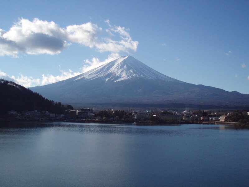Mount Fuji and Yamanaka Lake