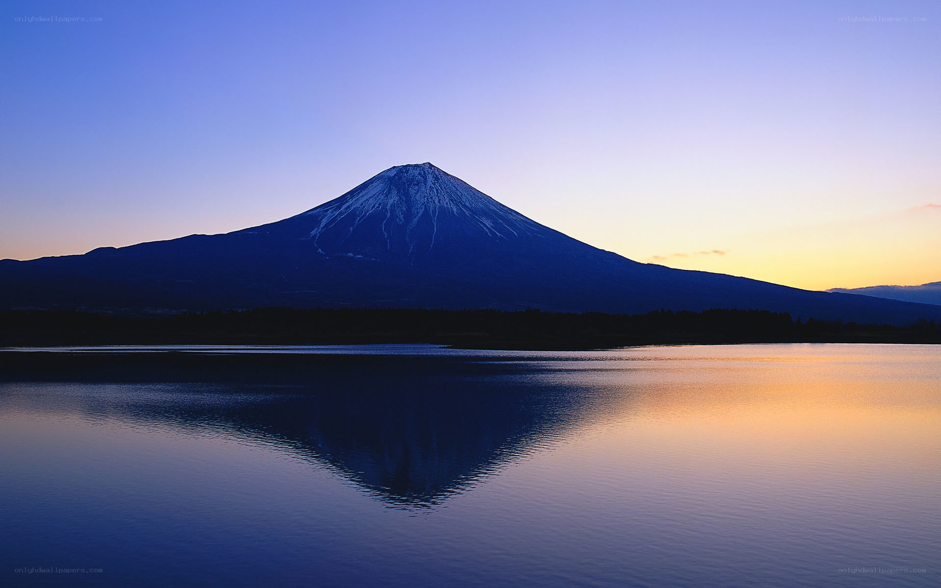 Mount Fuji at dawn