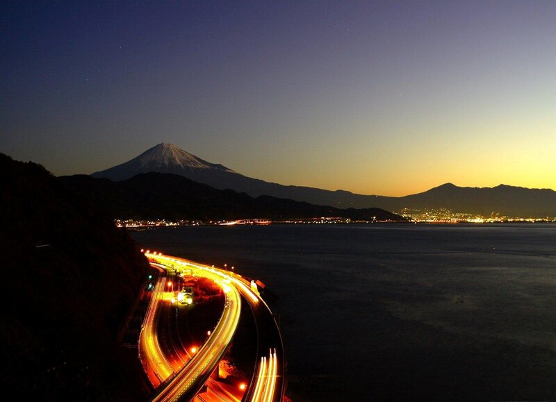 Mount Fuji at Dusk — Blue, Serene