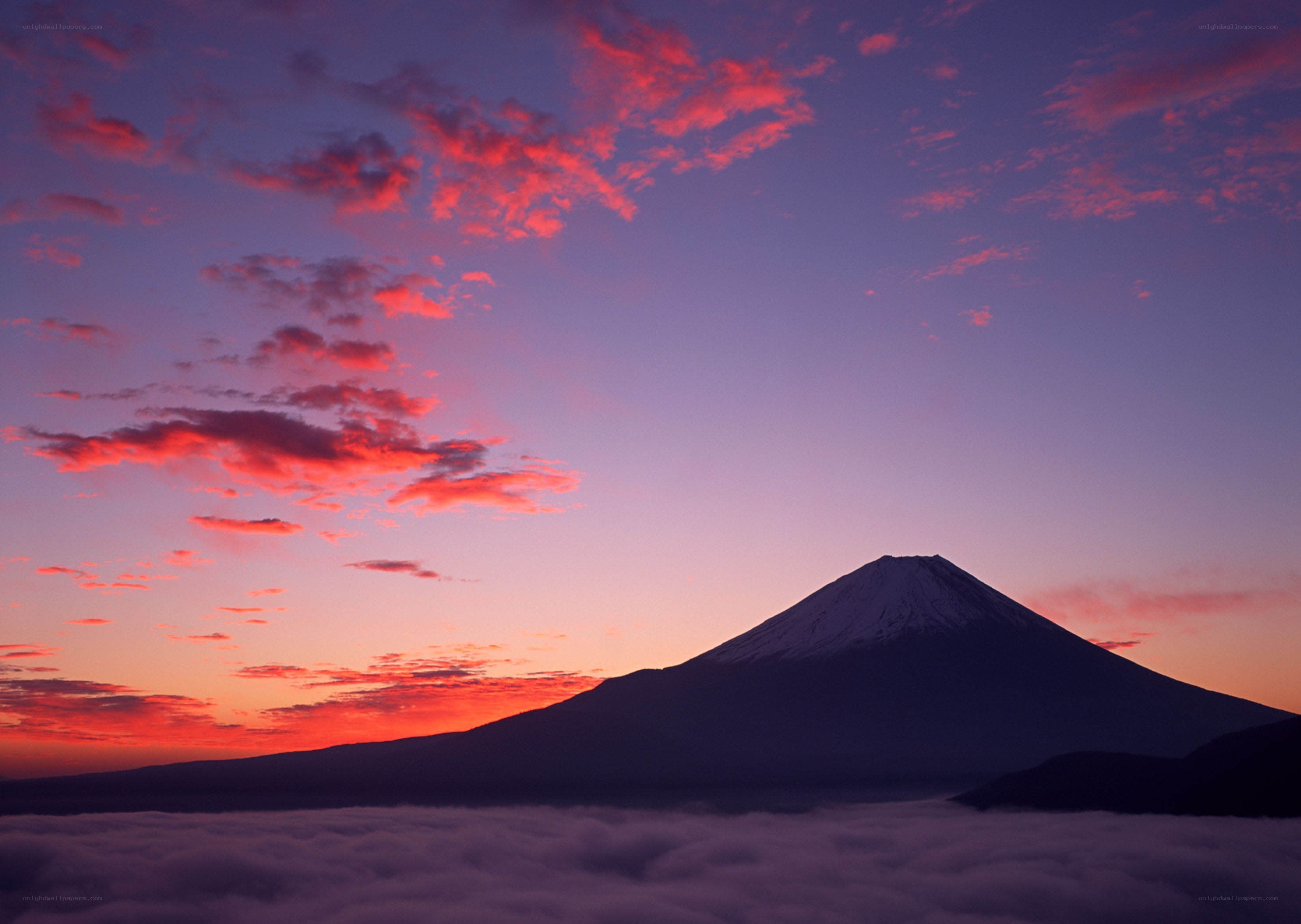 Mount Fuji at sunrise