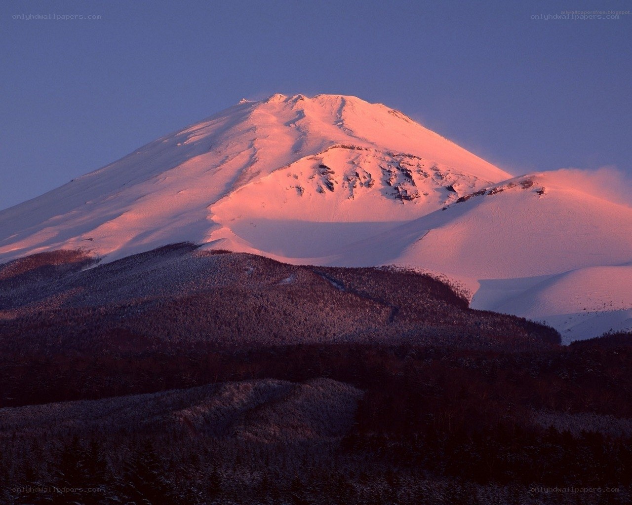Mount Fuji at sunrise