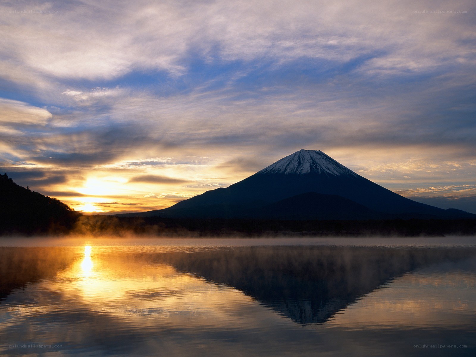 Mount Fuji at sunrise