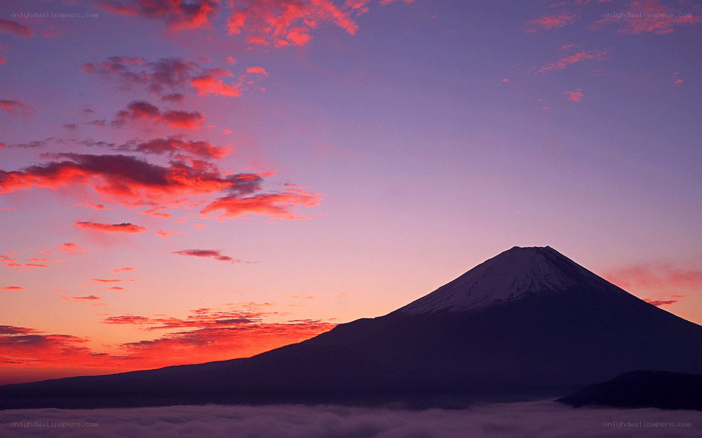 Mount Fuji at sunrise
