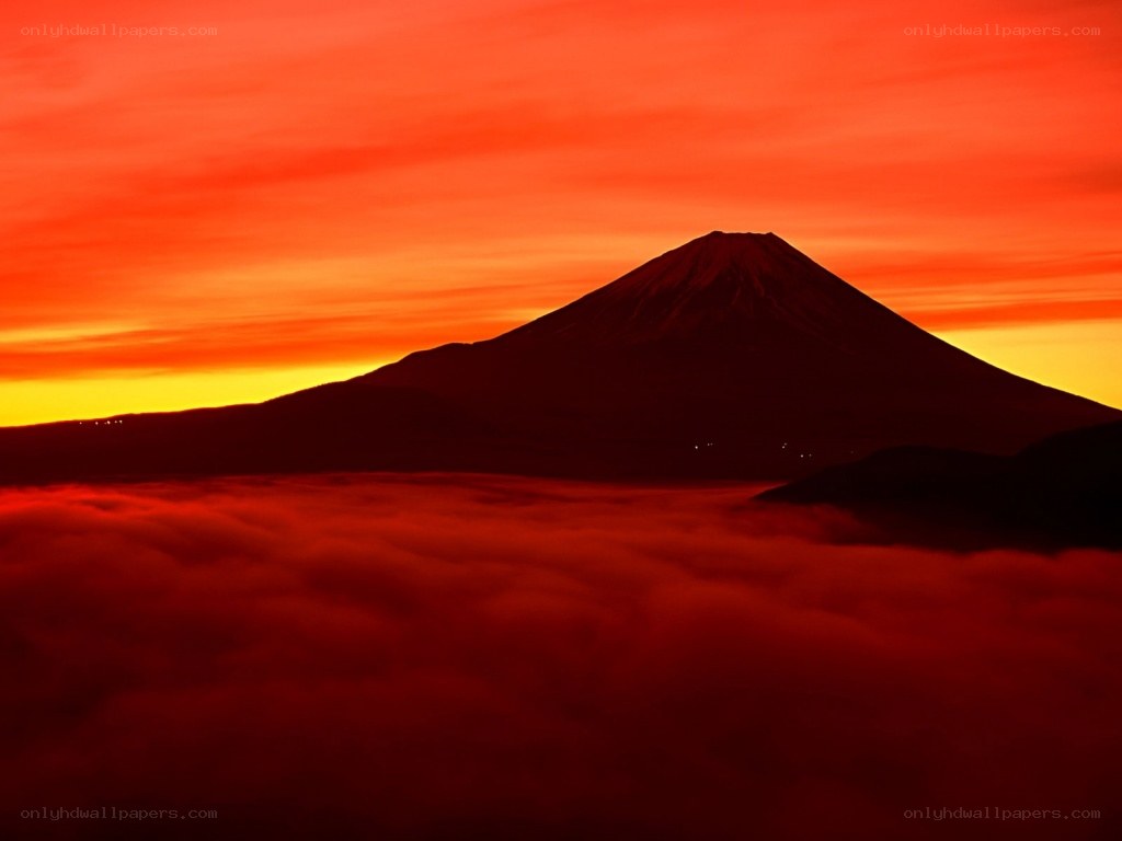 Mount Fuji at sunrise