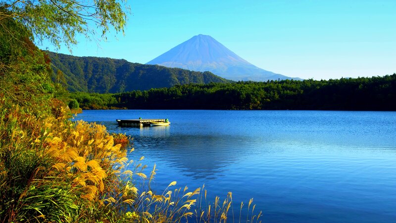 Mount Fuji from a Lake