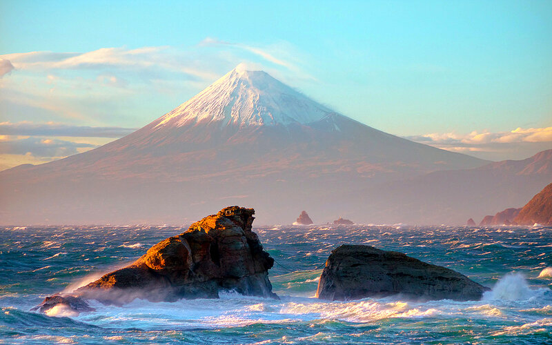 Mount Fuji from Sea