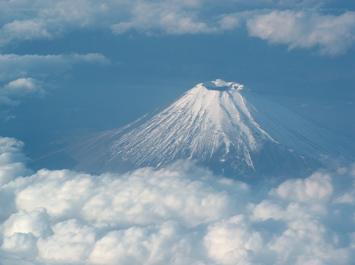 Mount Fuji from the air