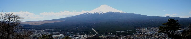 Mount Fuji panoramic view