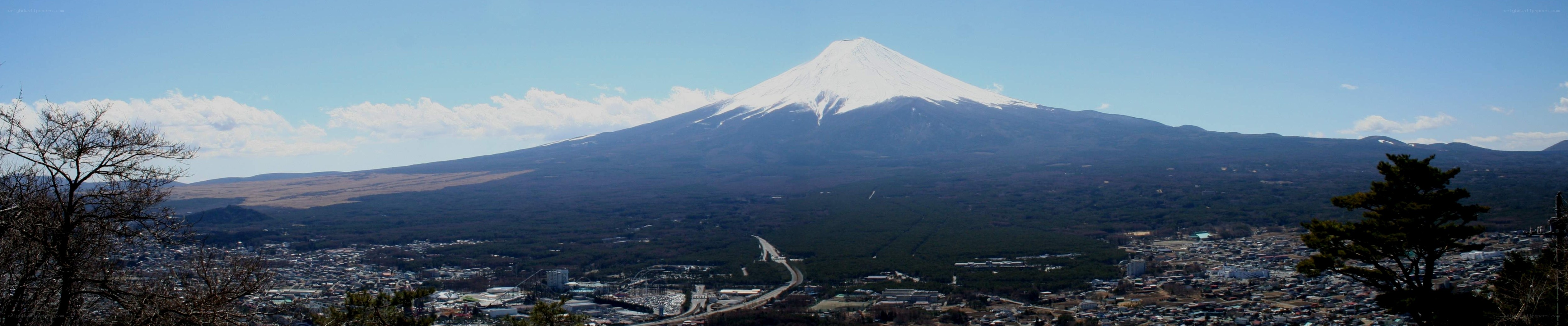 Mount Fuji panoramic view
