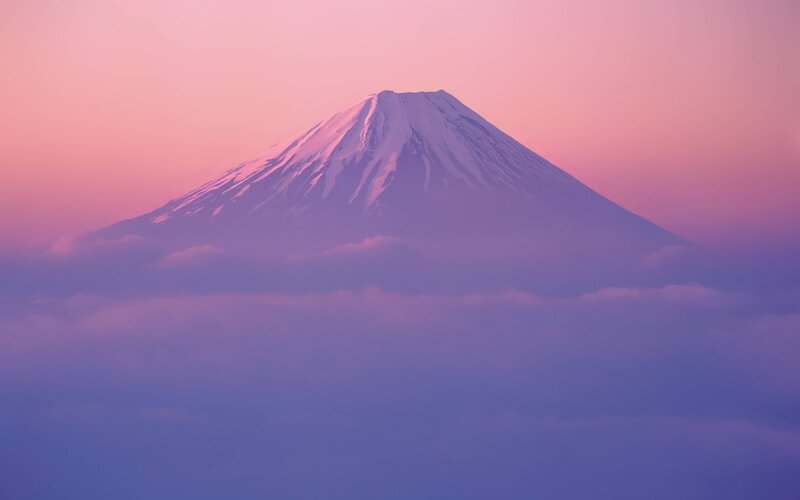 Mount Fuji — Pink