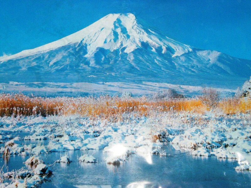 Mount Fuji Snow-covered