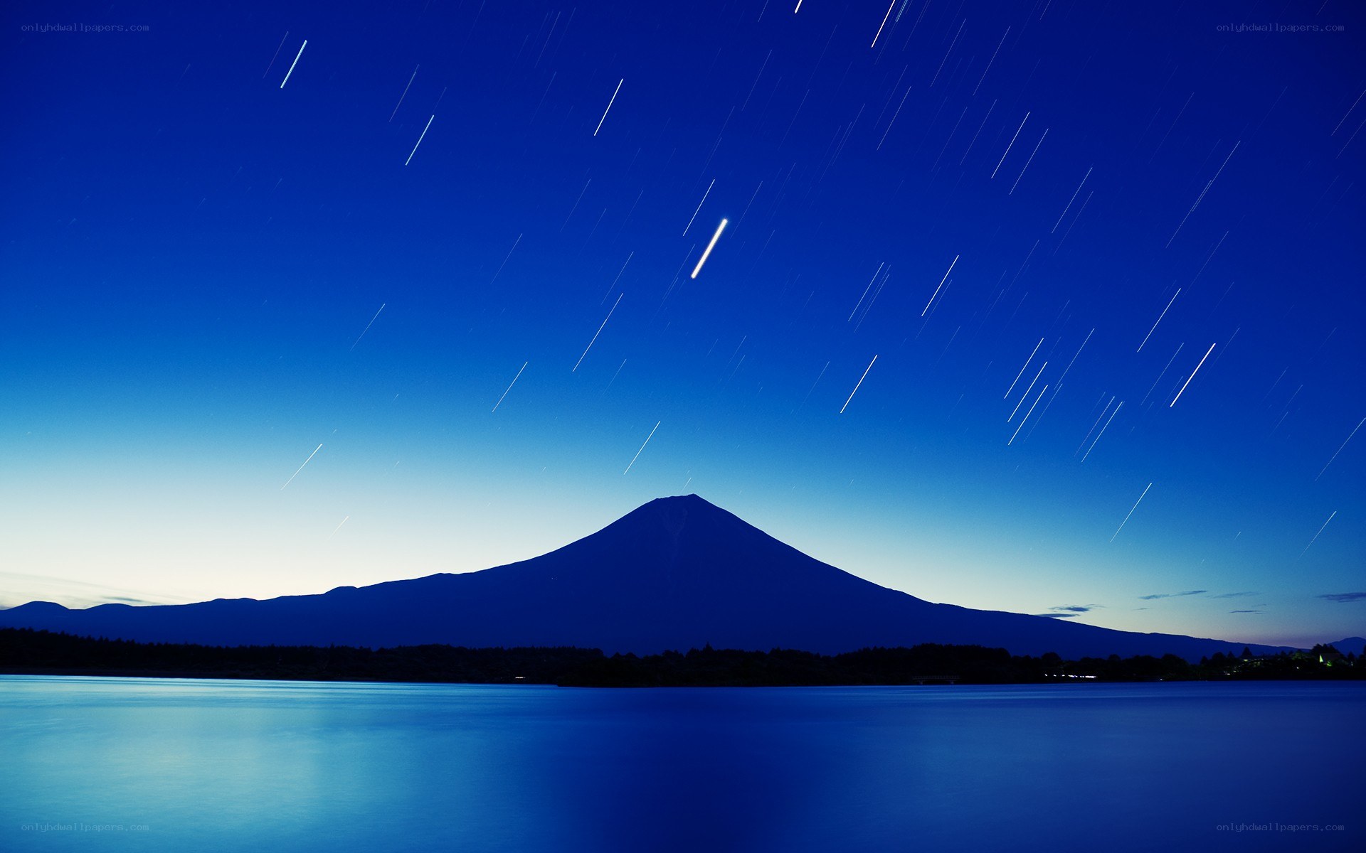 Mount Fuji star trails