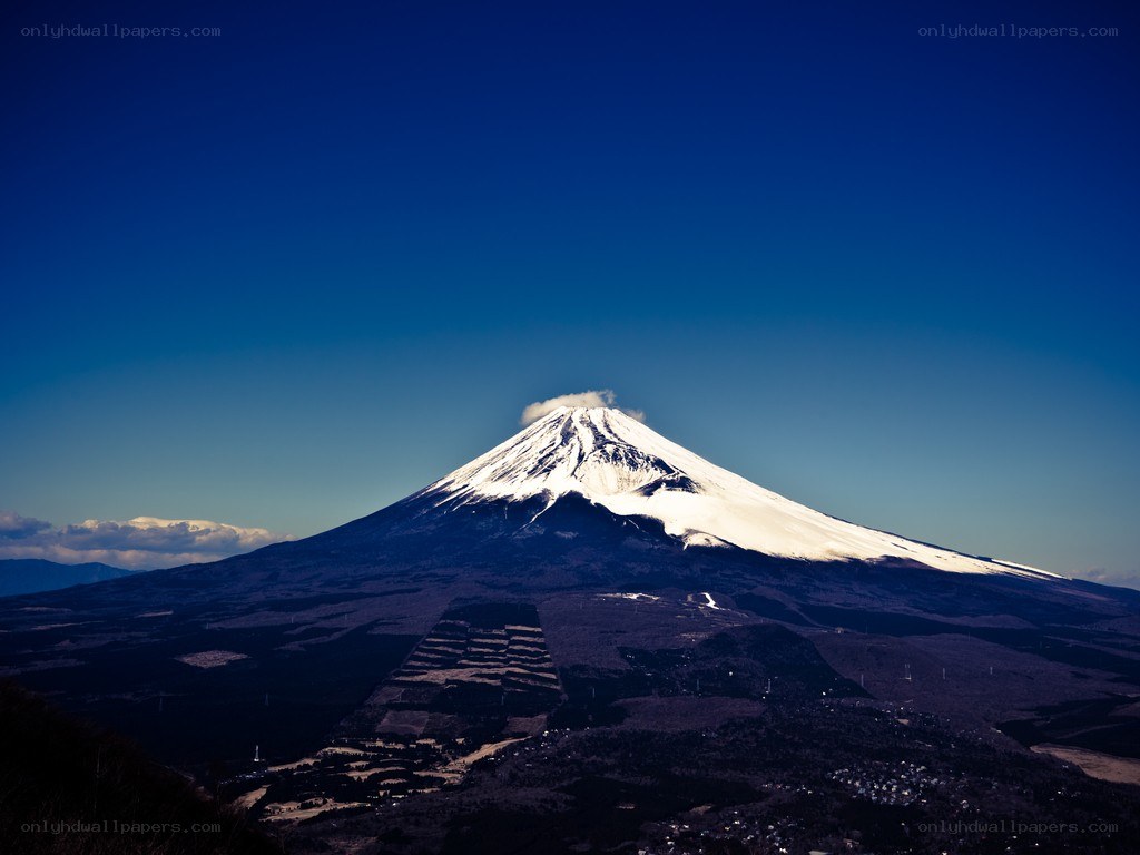 Mount Fuji under clear sky