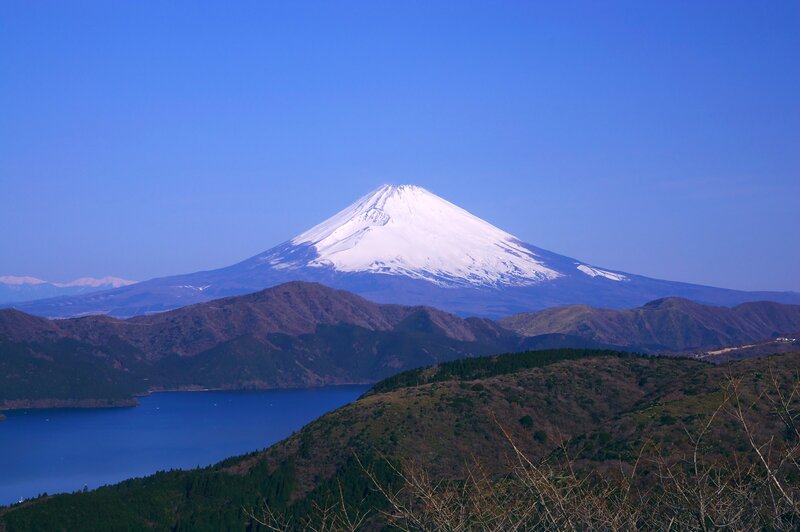 Mount Fuji with Lake Yamanaka