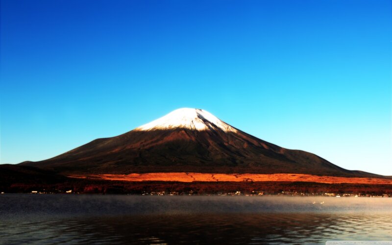 Mount Fuji with Snow