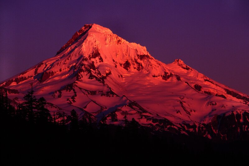 Mount Hood at sunset