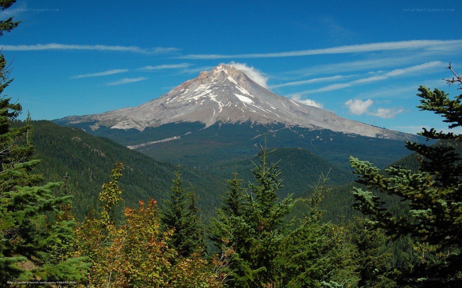 Mount Hood in the Cascade Range
