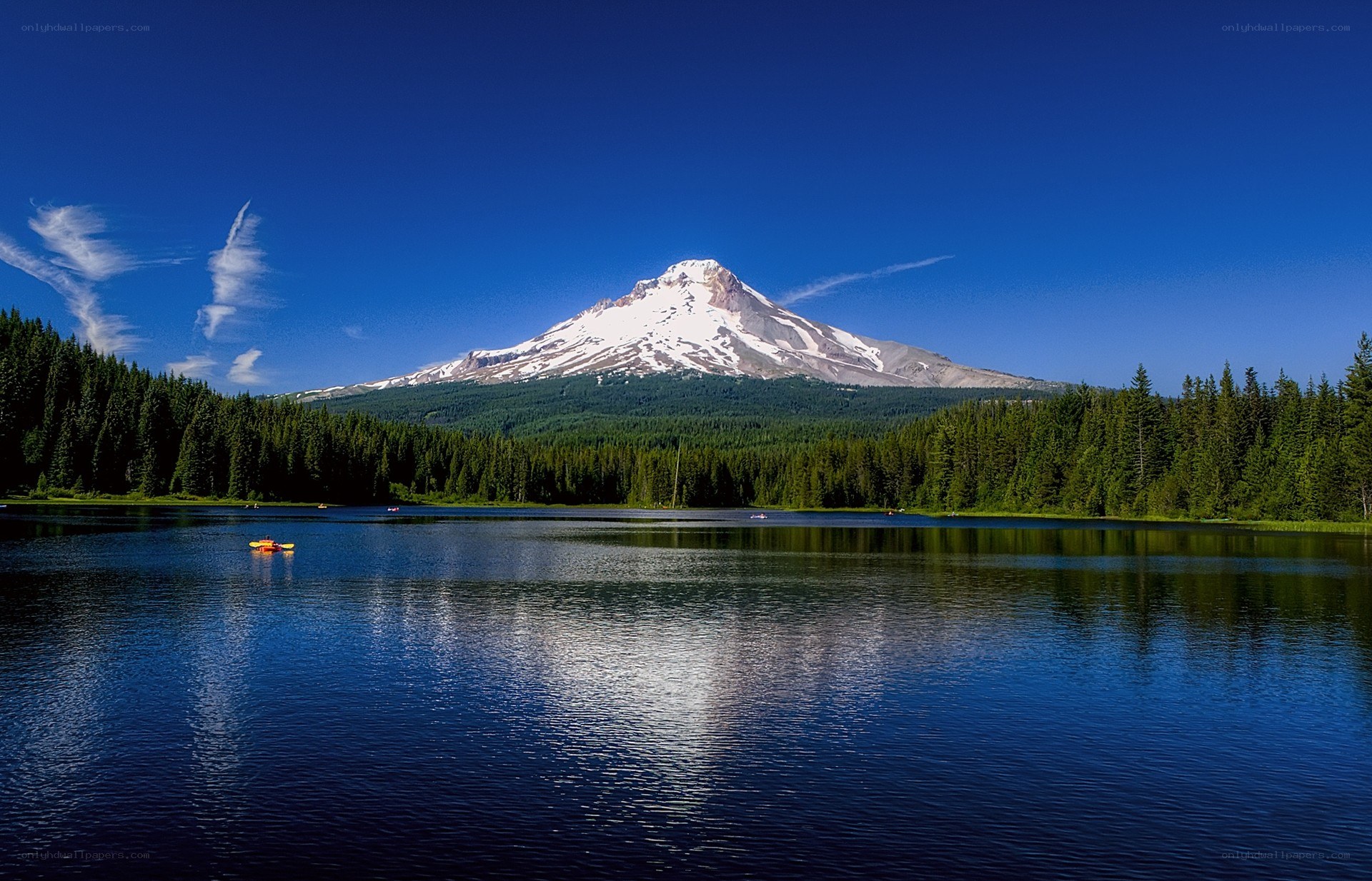 Mount Hood reflected in a lake