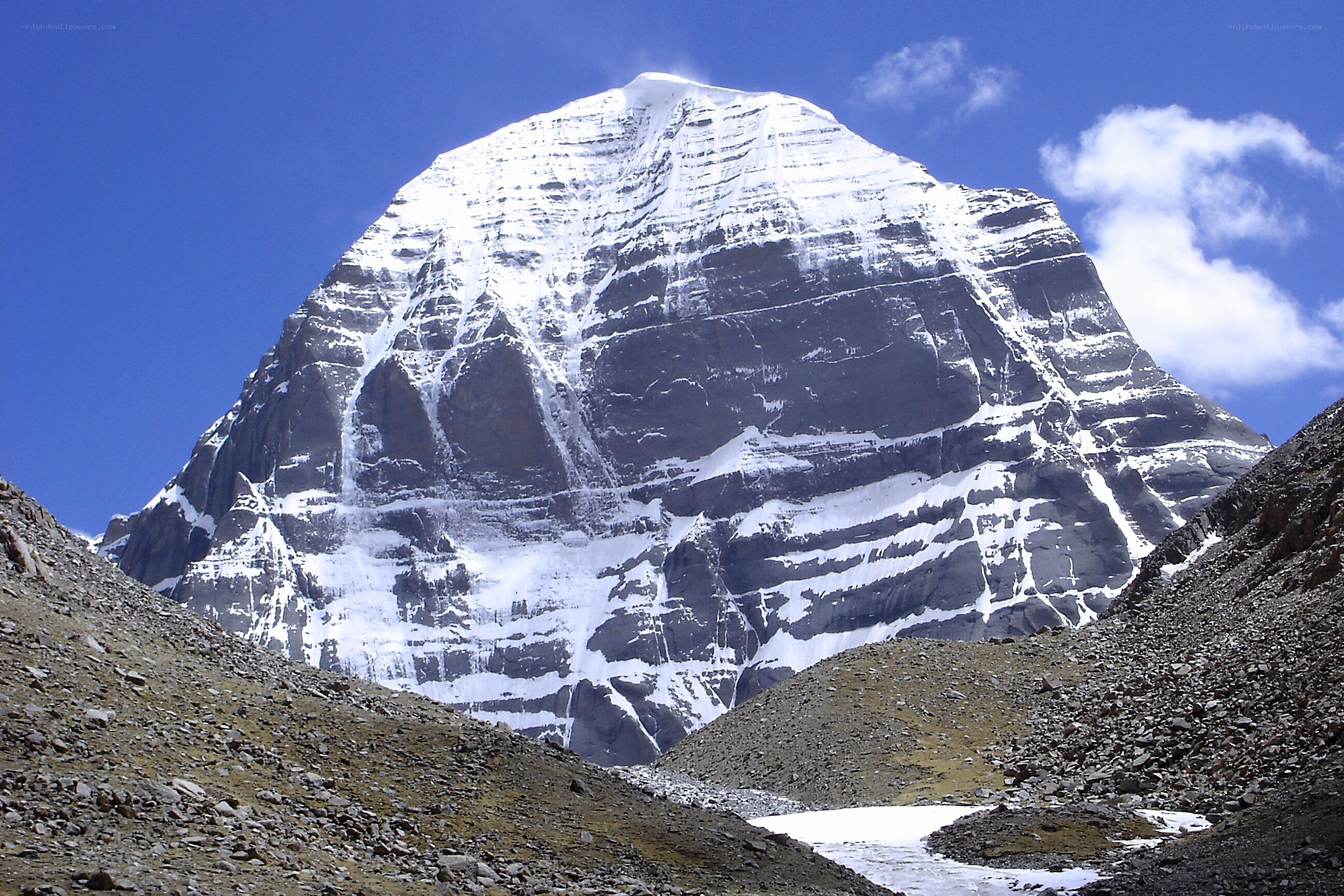 Mount Kailash snow-capped peak