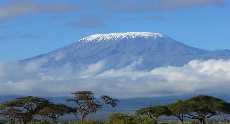 Mount Kilimanjaro — Blue, Serene