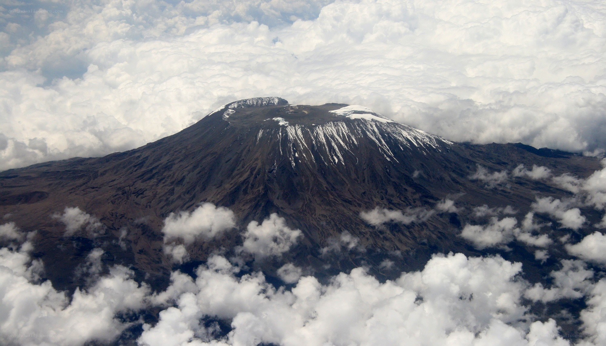 Mount Kilimanjaro from the air