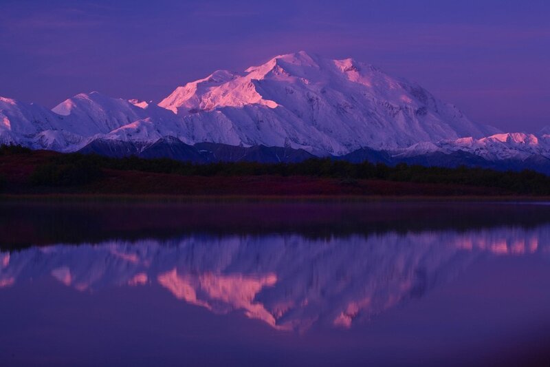 Mount McKinley at dawn