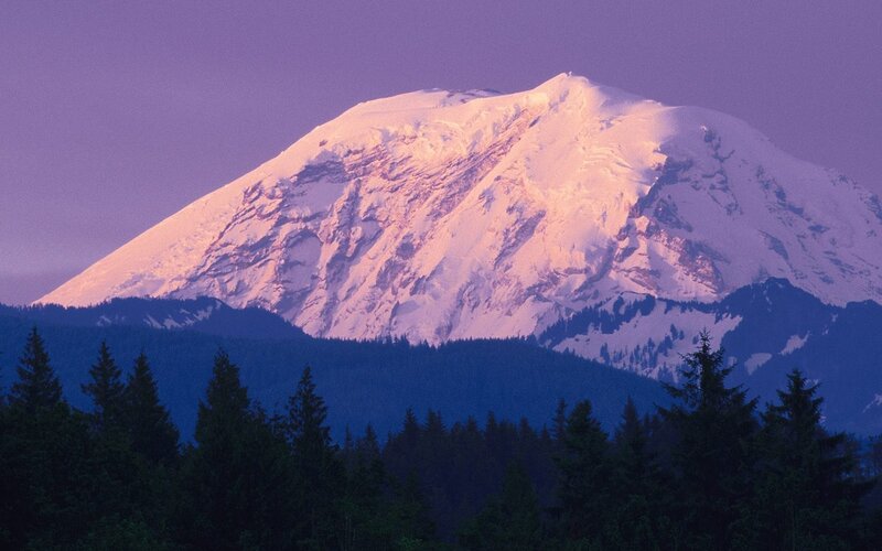 Mount Rainier at dawn