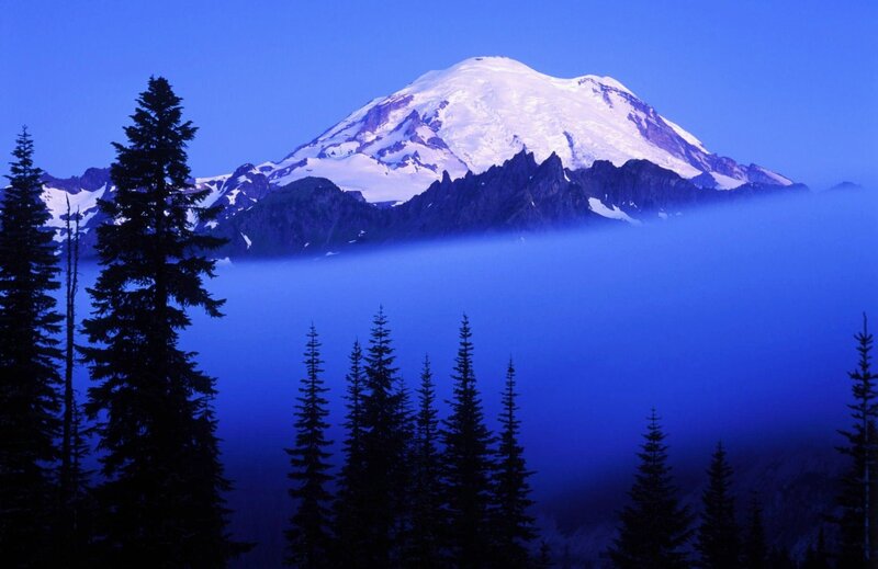 Mount Rainier at dawn