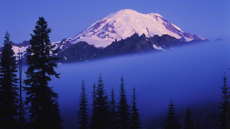 Mount Rainier at dawn