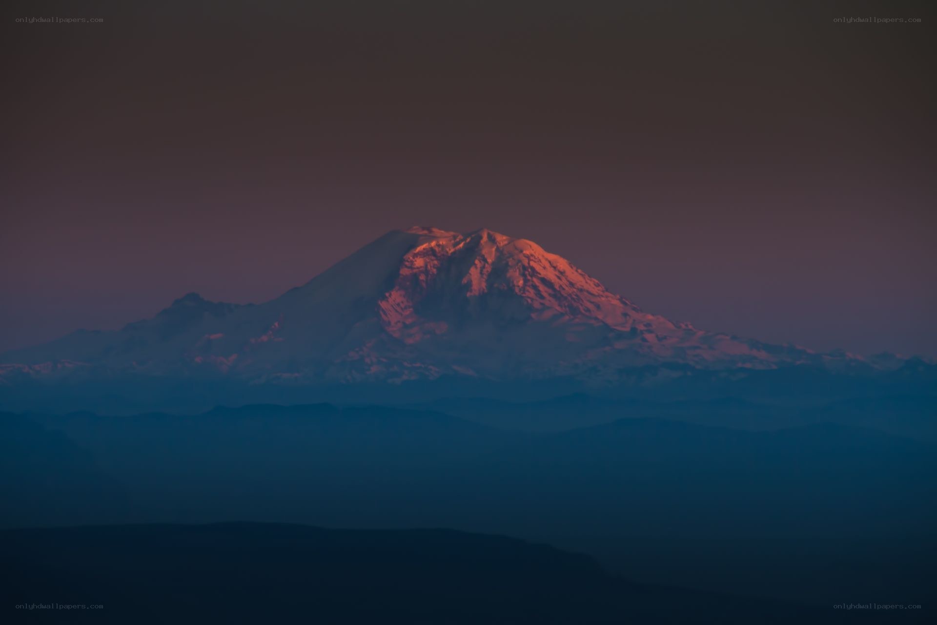 Mount Rainier at sunrise