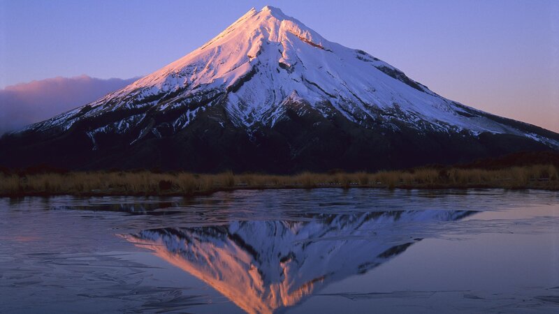 Mount Ruapehu at sunrise