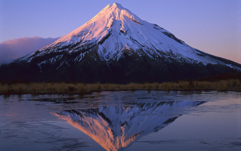 Mount Ruapehu at sunrise