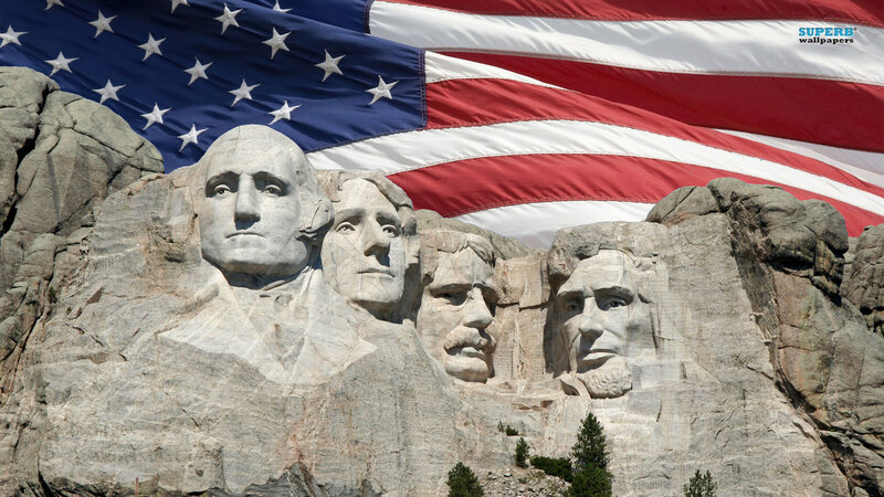 Mount Rushmore Monument — Gray, Patriotic