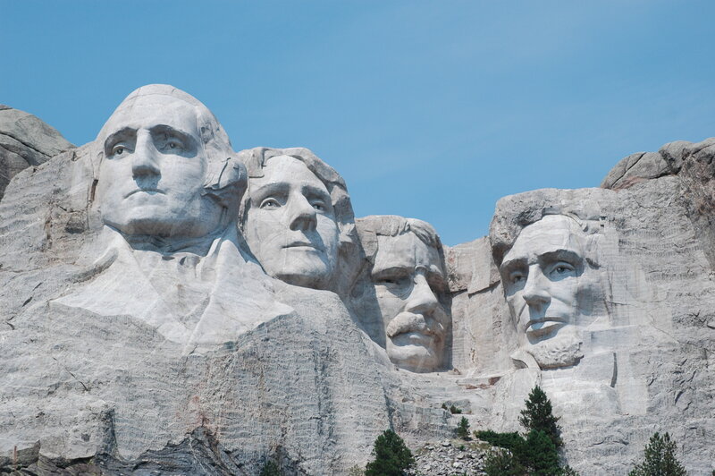Mount Rushmore Sculpture — Gray
