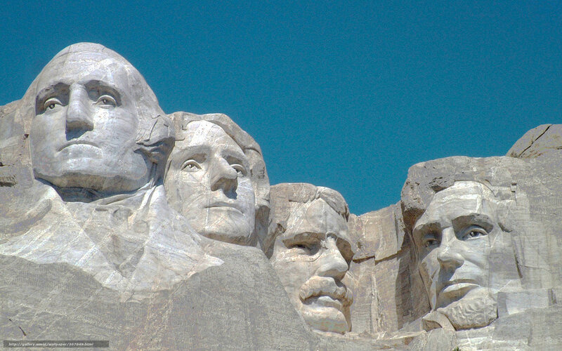 Mount Rushmore Sculptures — Gray