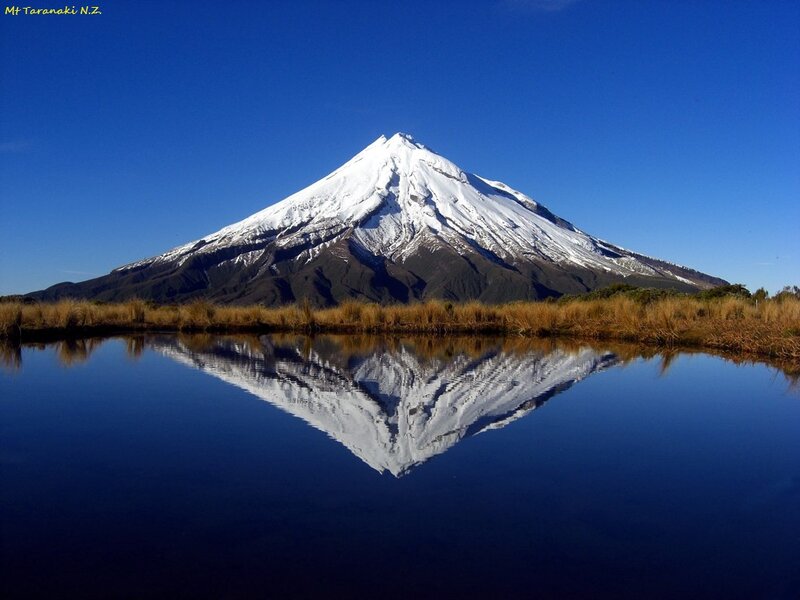 Mount Taranaki Reflection